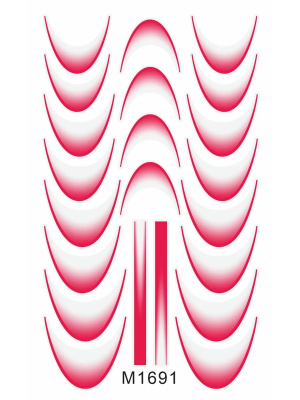 Слайдер Mezze набор Френч овал (без вырезания) из каталога Слайдеры MEZZE Наборы 8 шт, в интернет-магазине BPW.style