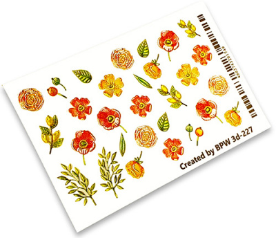 Слайдер-дизайн 3d glass Летние цветы из каталога Новинки Весна/Лето, в интернет-магазине BPW.style