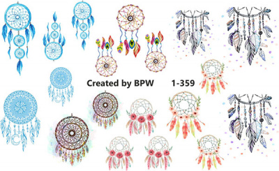 Слайдер-дизайн Ловец снов из каталога Цветные на светлый фон, в интернет-магазине BPW.style