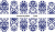 Слайдер-дизайн Синий узор из каталога Слайдер дизайн для ногтей, в интернет-магазине BPW.style