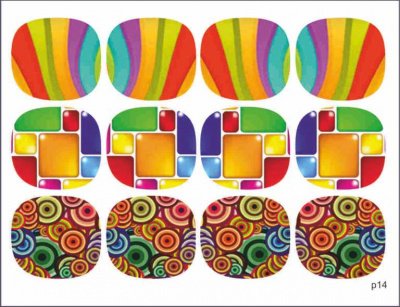 Слайдер-дизайн Абстрактный микс из каталога Цветные на светлый фон, в интернет-магазине BPW.style