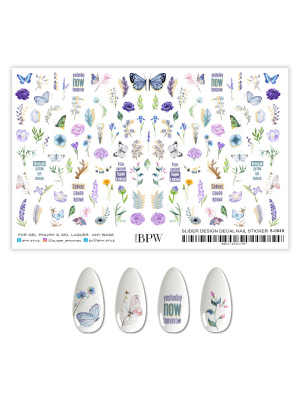 Гранд-слайдер Цветы и бабочки из каталога Серия GRANDE, в интернет-магазине BPW.style