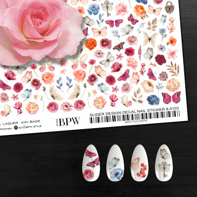 Гранд-слайдер Бабочки и цветы большой набор из каталога Серия GRANDE, в интернет-магазине BPW.style