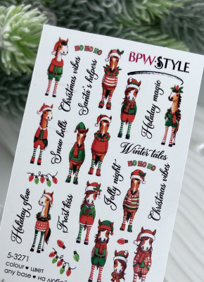 Слайдер-дизайн Лошади 2026 из каталога Цветные на любой фон, в интернет-магазине BPW.style