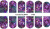 Слайдер-дизайн Фиолетовые пионы из каталога Цветные на светлый фон, в интернет-магазине BPW.style