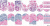Слайдер-дизайн Розовый узор из каталога Цветные на светлый фон, в интернет-магазине BPW.style
