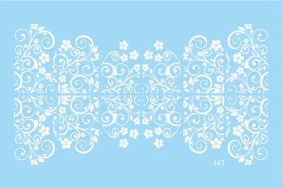 Слайдер-дизайн Белые цветы из каталога Цветные на любой фон, в интернет-магазине BPW.style