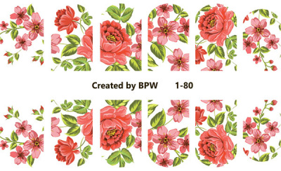 Слайдер-дизайн Пионы из каталога Цветные на светлый фон, в интернет-магазине BPW.style