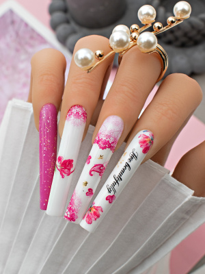 Слайдер-дизайн  Кружева и магнолии из каталога Цветные на любой фон, в интернет-магазине BPW.style