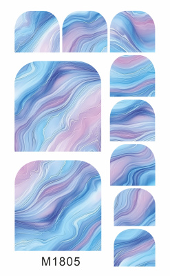 Слайдер Mezze набор Педикюр мрамор из каталога Слайдеры MEZZE Наборы 8 шт, в интернет-магазине BPW.style