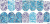 Слайдер-дизайн Голубой узор из каталога Цветные на светлый фон, в интернет-магазине BPW.style