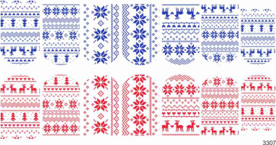 Слайдер-дизайн Зимний с оленями из каталога Цветные на светлый фон, в интернет-магазине BPW.style