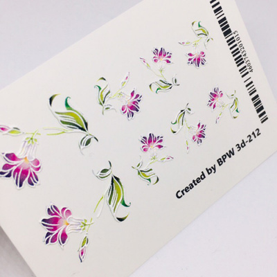 Слайдер-дизайн 3d Цветы из каталога Новинки Весна/Лето, в интернет-магазине BPW.style