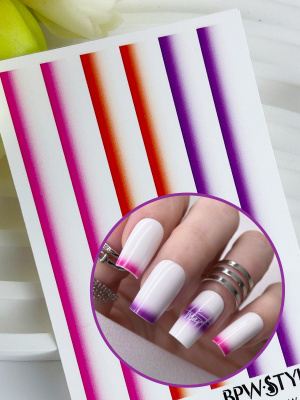 Слайдер-дизайн Градиент полоски из каталога Цветные на любой фон, в интернет-магазине BPW.style