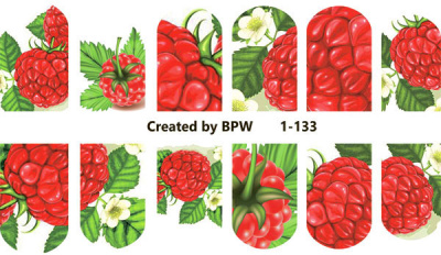 Слайдер-дизайн Малина из каталога Цветные на светлый фон, в интернет-магазине BPW.style