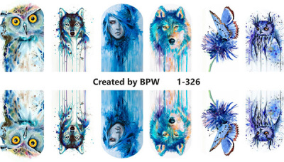 Слайдер-дизайн Акварель из каталога Цветные на светлый фон, в интернет-магазине BPW.style