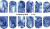 Слайдер-дизайн Голубой мрамор из каталога Слайдер дизайн для ногтей, в интернет-магазине BPW.style