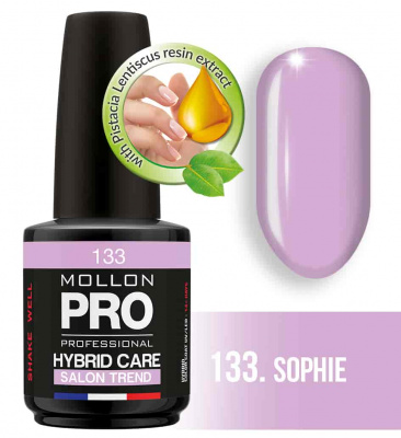 Гель-лак для ногтей HYBRID CARE SALON TREND UV/LED №133 из каталога Гель-лак Mollon Pro, в интернет-магазине BPW.style