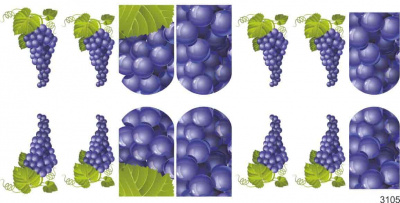 Слайдер-дизайн Виноград из каталога Цветные на светлый фон, в интернет-магазине BPW.style