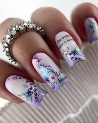 Слайдер Mezze набор Бабочки из каталога Слайдеры MEZZE Наборы 8 шт, в интернет-магазине BPW.style