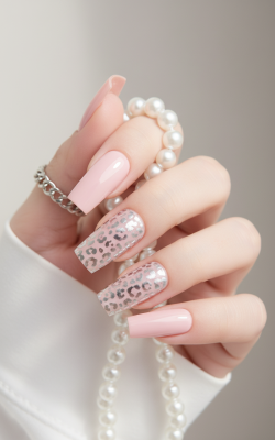 Слайдер-дизайн SPARKLE леопард серебро из каталога Слайдеры SPARKLE, в интернет-магазине BPW.style