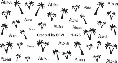 Слайдер-дизайн Пальмы из каталога Цветные на светлый фон, в интернет-магазине BPW.style
