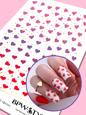 Слайдер-дизайн SPARKLE Сердечки градеинт из каталога Слайдеры SPARKLE, в интернет-магазине BPW.style