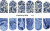Слайдер-дизайн Голубой из каталога Слайдер дизайн для ногтей, в интернет-магазине BPW.style