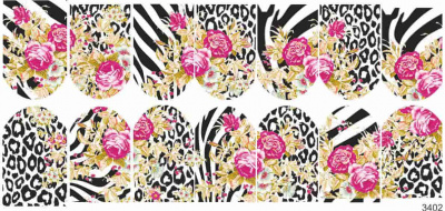 Слайдер-дизайн Дикие цветы из каталога Цветные на светлый фон, в интернет-магазине BPW.style