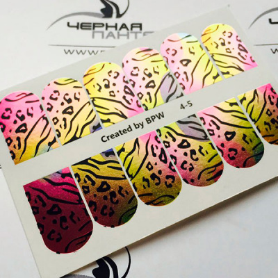 Слайдер-дизайн металлик Леопард из каталога FLASH СЛАЙДЕРЫ, в интернет-магазине BPW.style