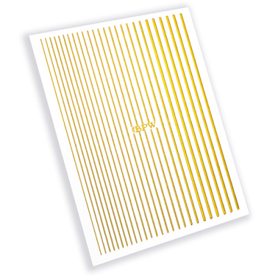Гибкая силиконовая лента для дизайна ногтей, золото из каталога Гибкая силиконовая лента, в интернет-магазине BPW.style