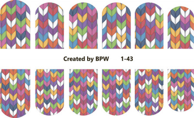 Слайдер-дизайн Цветная вязка из каталога Цветные на светлый фон, в интернет-магазине BPW.style