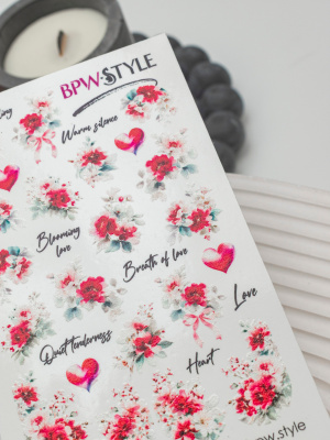 Слайдер-дизайн Цветы акварель 3 из каталога Цветные на любой фон, в интернет-магазине BPW.style