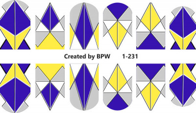 Слайдер-дизайн Геометрия из каталога Цветные на светлый фон, в интернет-магазине BPW.style