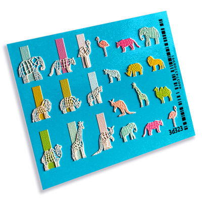 Слайдер-дизайн 3D Геометрические животные из каталога 3D слайдеры, в интернет-магазине BPW.style