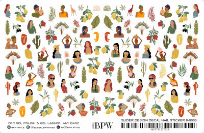 Гранд-слайдер Микс девушки и фрукты из каталога Серия GRANDE, в интернет-магазине BPW.style