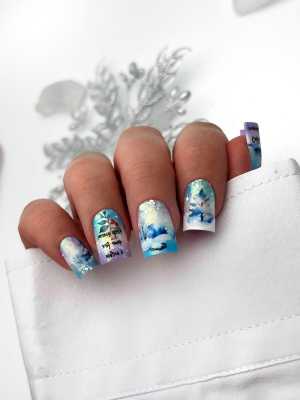 Слайдер-дизайн Зимний из каталога Цветные на любой фон, в интернет-магазине BPW.style