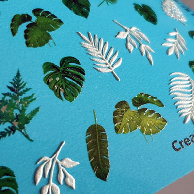 Слайдер-дизайн 3D Тропические листья из каталога 3D слайдеры, в интернет-магазине BPW.style