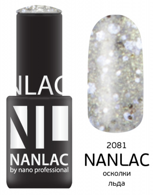 NL 2081 осколки льда 6 мл из каталога Гель-лак Nano Professional, в интернет-магазине BPW.style