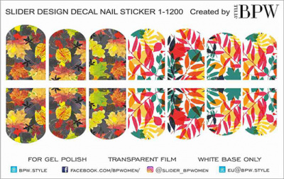 Слайдер-дизайн Осенний микс из каталога Цветные на светлый фон, в интернет-магазине BPW.style