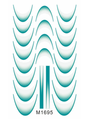 Слайдер Mezze набор Френч овал (без вырезания) из каталога Слайдеры MEZZE Наборы 8 шт, в интернет-магазине BPW.style