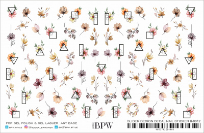 Гранд-слайдер Осенние цветы из каталога Серия GRANDE, в интернет-магазине BPW.style