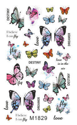 Слайдер Mezze набор Бабочки из каталога Слайдеры MEZZE Наборы 8 шт, в интернет-магазине BPW.style