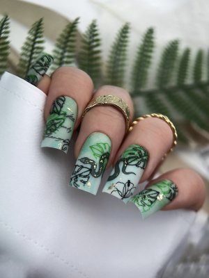 Слайдер-дизайн SPARKLE Змеи с золотом 2 из каталога Слайдеры SPARKLE, в интернет-магазине BPW.style