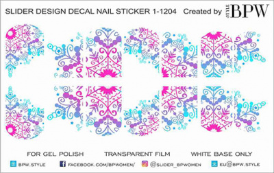 Слайдер-дизайн Яркие снежинки из каталога Цветные на светлый фон, в интернет-магазине BPW.style