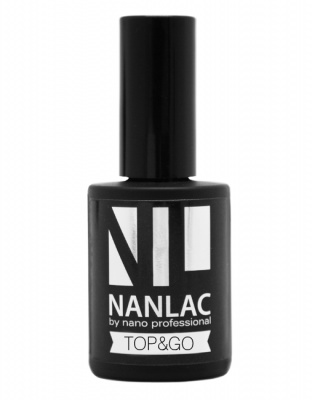 Гель-лак защитный NANLAC Top & Go 15 мл из каталога Гель-лак Nano Professional, в интернет-магазине BPW.style
