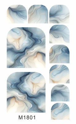 Слайдер Mezze набор Педикюр мрамор из каталога Слайдеры MEZZE Наборы 8 шт, в интернет-магазине BPW.style