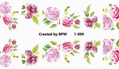 Слайдер-дизайн Акварельный из каталога Цветные на светлый фон, в интернет-магазине BPW.style