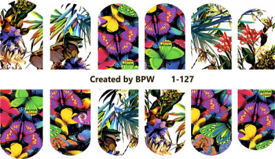 Слайдер-дизайн Летний из каталога Цветные на светлый фон, в интернет-магазине BPW.style