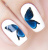 Слайдер-дизайн Голубые бабочки из каталога Цветные на светлый фон, в интернет-магазине BPW.style